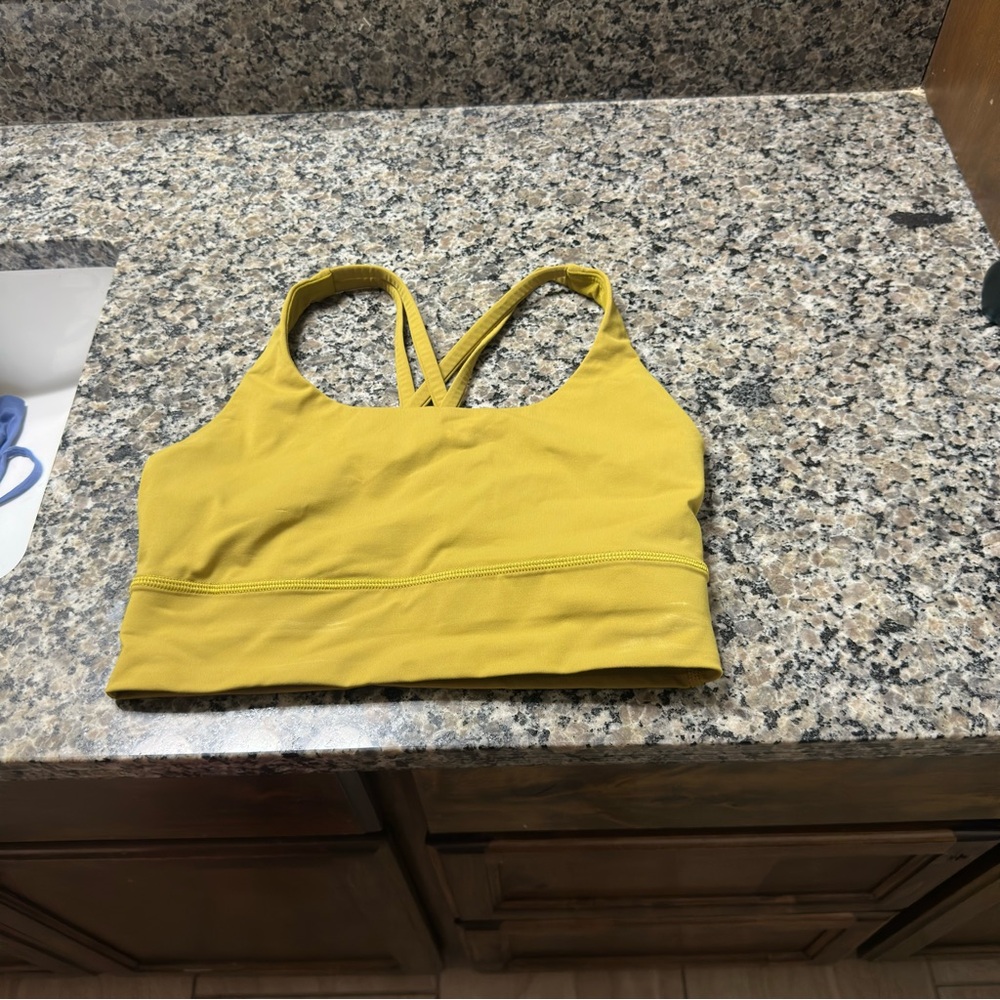 lululemon athletica Yellow Crop Top